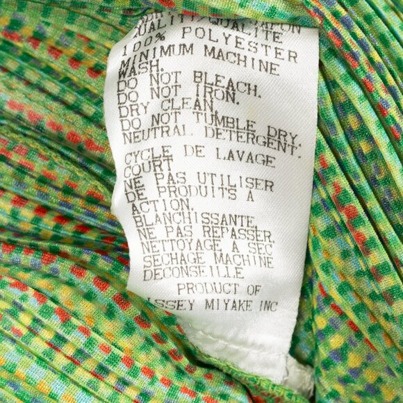 Pleats Please Issey Miyake Green Pixel-Print Open-Front Cardigan - Picture 8 of 8